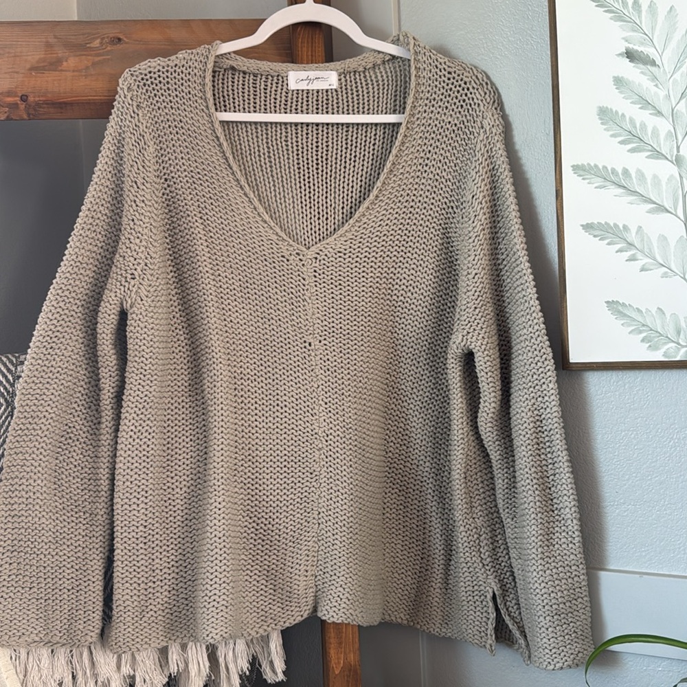 CJLA Hanson Open Knit Sweater - NEW